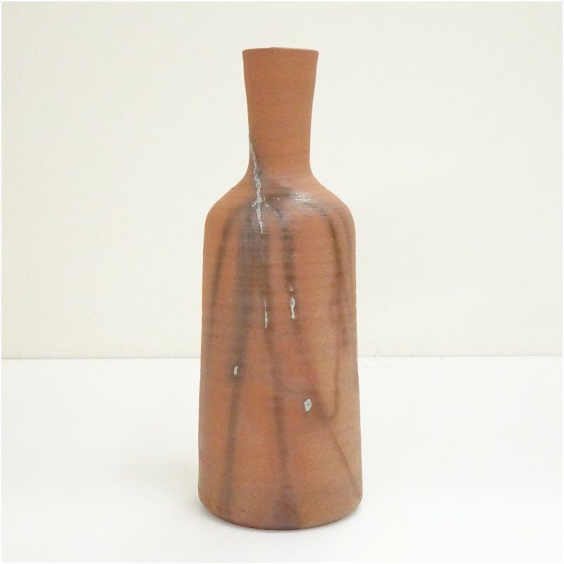 備前焼 山本出造 一輪花入（共箱） 花入れ 茶道 茶道具 花瓶