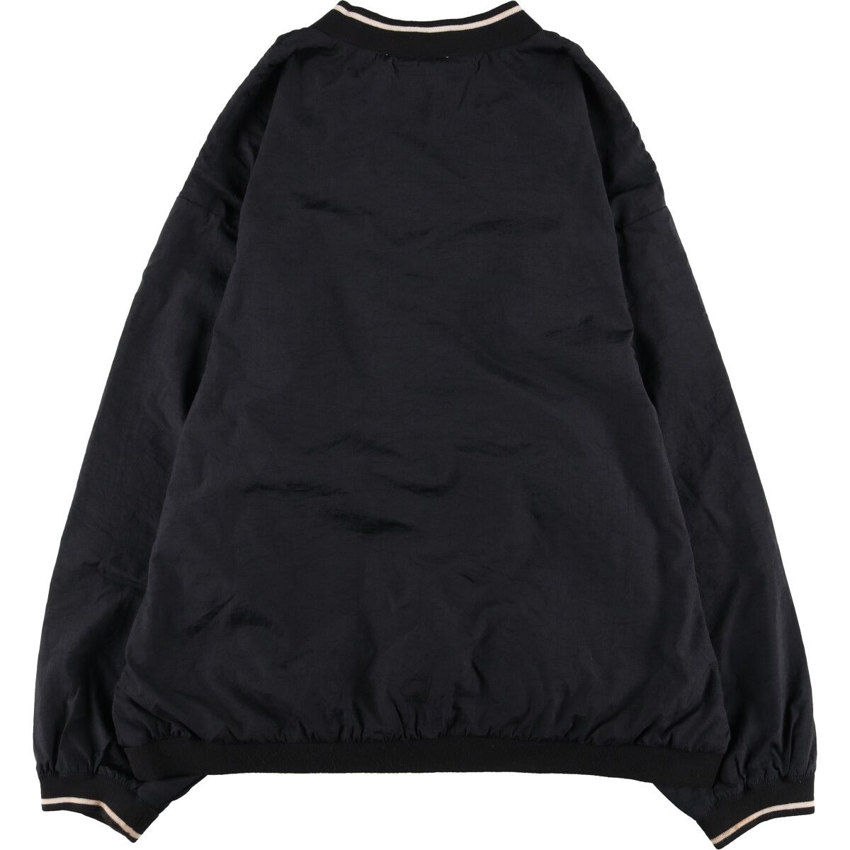 【激レア】90s Reebok リーボック Vネック ナイロンプルオーバー 緑 激レア】90s Reebok リーボック Vネック ナイロンプルオーバー