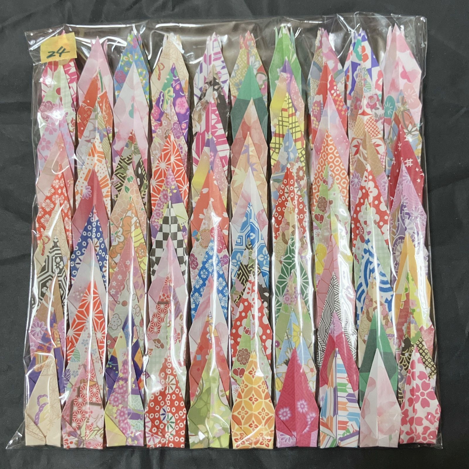 折り鶴 和柄ミックス 100羽 - メルカリ