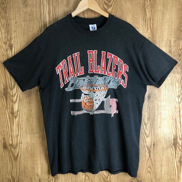 USA製 90s VINTAGE LOGO7 Tシャツ メンズXLサイズ 墨黒 90年代 バスケットボール アメリカ製  ビンテージ ヴィンテージ アメカジ ストリート 古着 e24060509