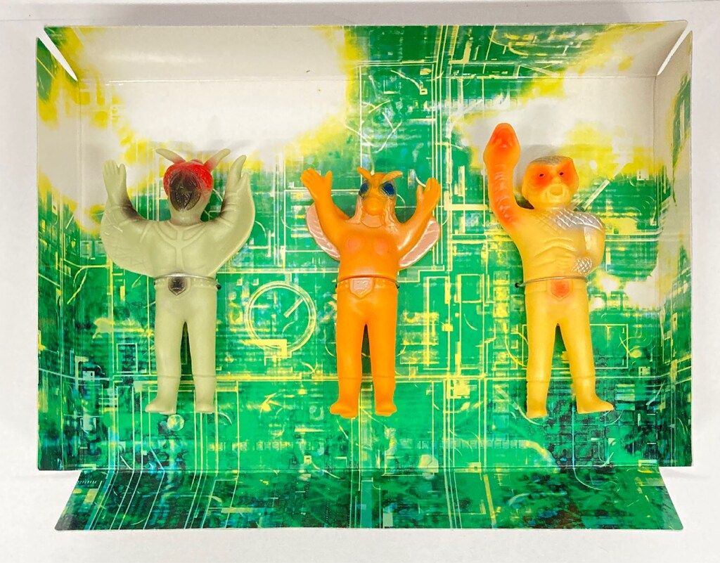 ユニファイブ ライダー怪人ミニソフビコレクション PART 2 3体セット