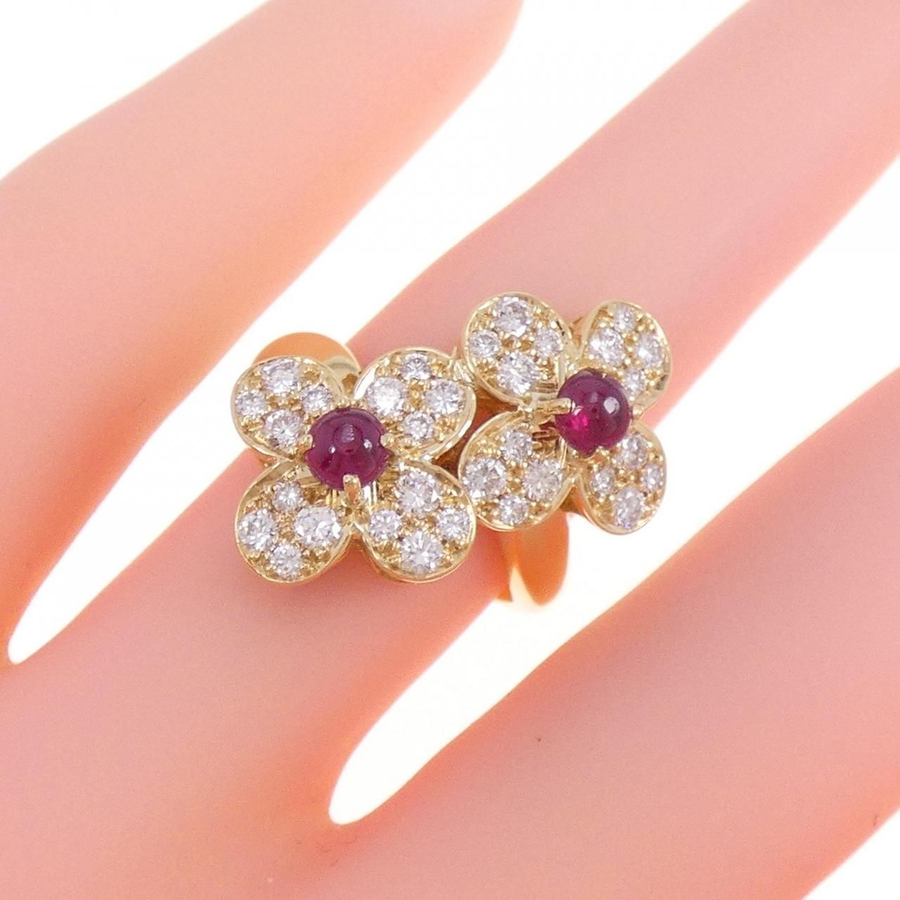 ヴァンクリーフ&アーペル セレスティン ルビー ヴィンテージ】ヴァン