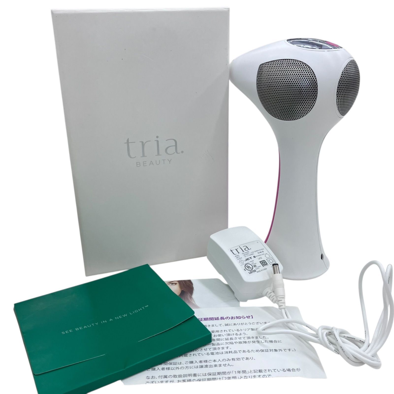 186000 現状品 TRIA トリア パーソナルレーザー脱毛器 4X LHR 4.0 白