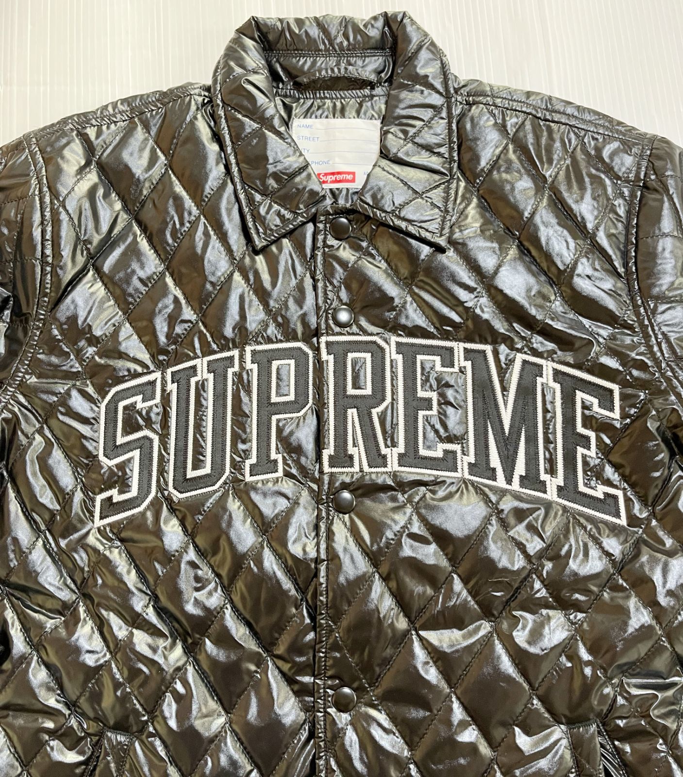 Supreme／ シュプリーム 14AW QUILTED COACHES JACKET キルティング