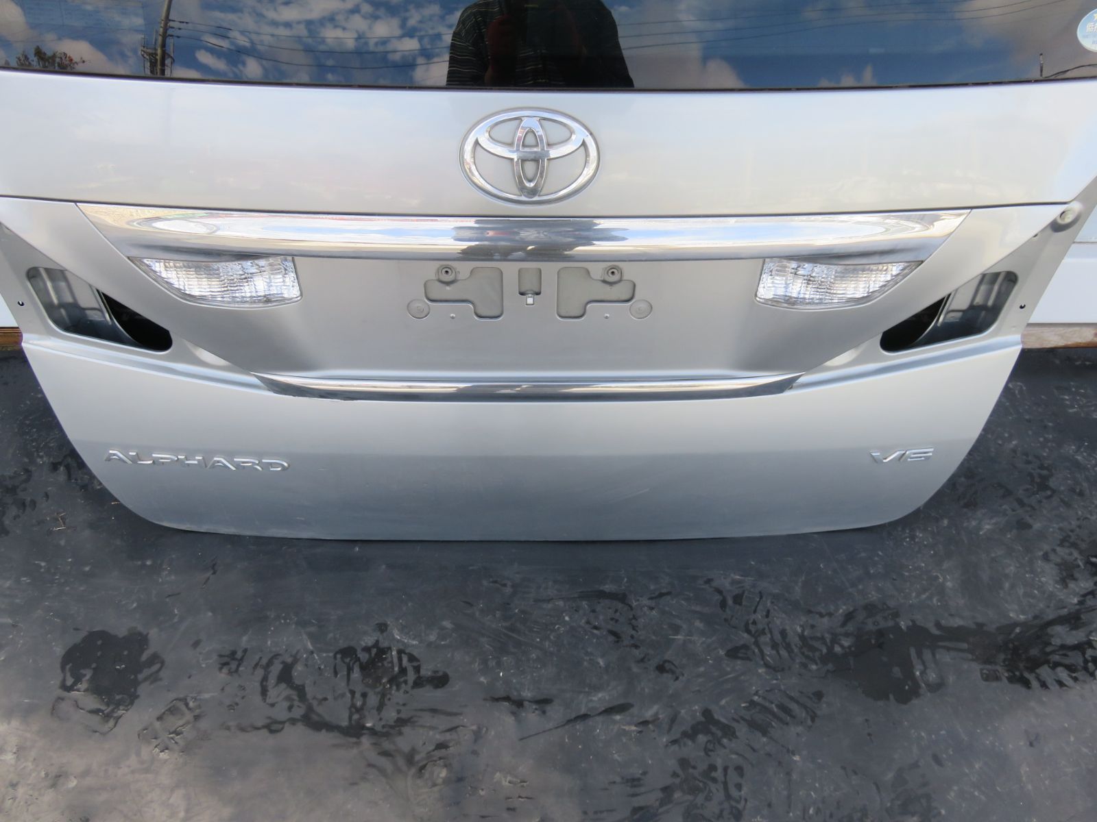 SFC2614 アルファード ANH20W ANH25W GGH20W GGH25W 前期 純正 バックドア リアゲート トランク ハッチバック 灰色