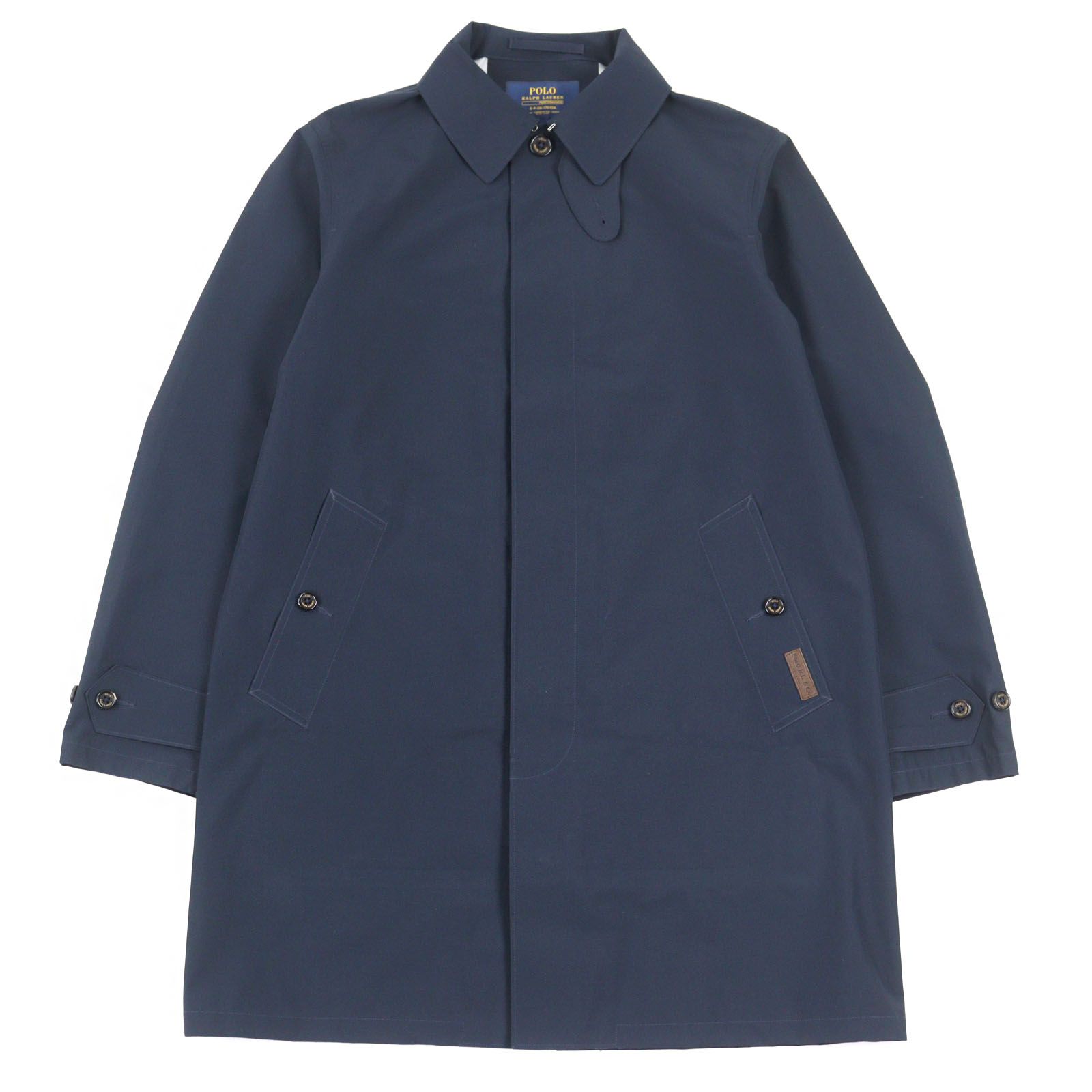 新品 38S 定価6.9万 ポロ ラルフローレン コットン ピーコート 極美品○POLO RALPH LAUREN ポロ・ラルフローレン ロゴボタン