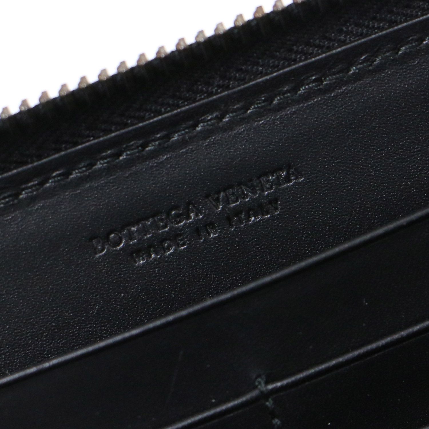 美品 BOTTEGA VENETA ボッテガヴェネタ 財布 長財布 ブラック 黒