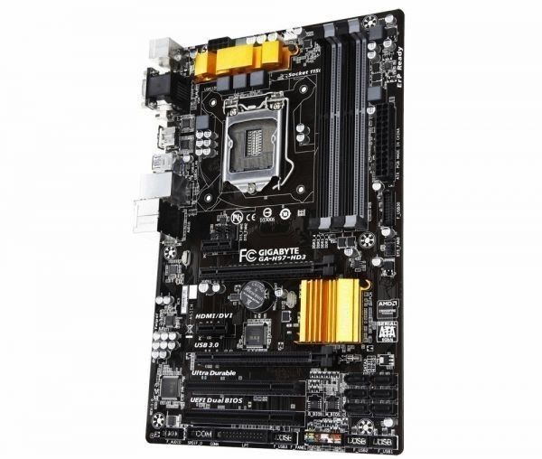 GIGABYTE GA-H97-HD3 LGA 1150 Intel H97 HDMI SATA 6Gb/s USB 3.0 ATX Intel  Motherboard - メルカリ