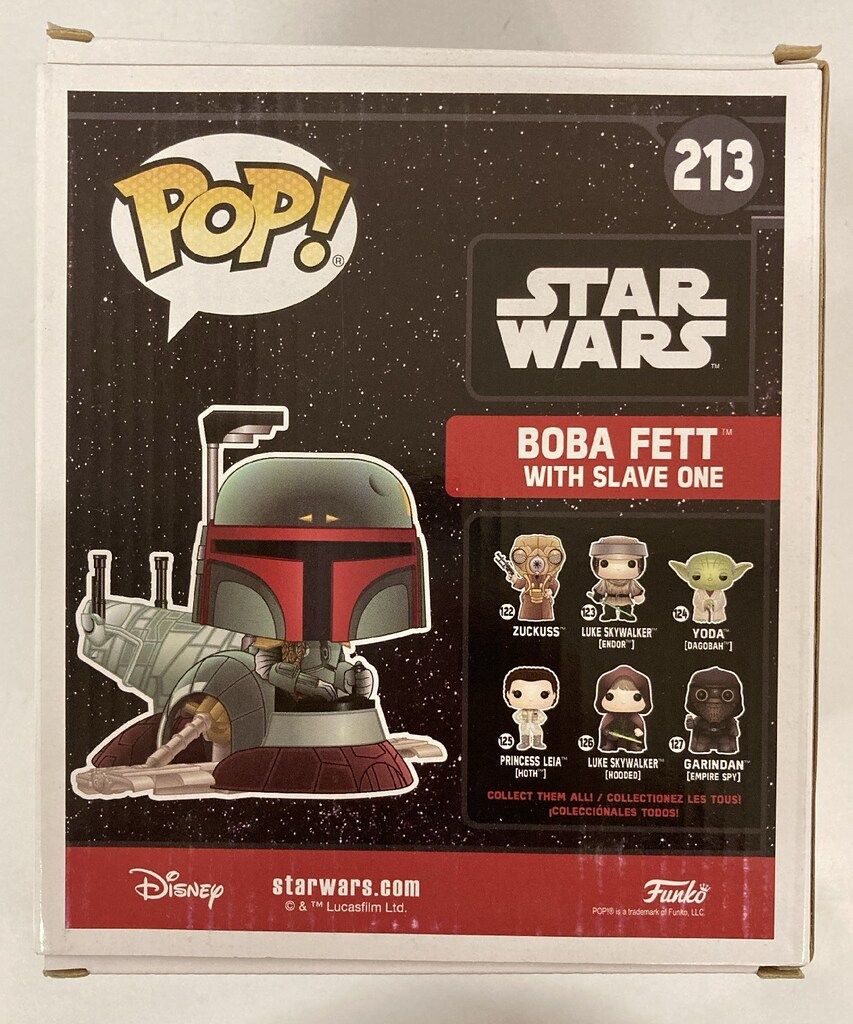 FUNKO POP! BOBA FETT WITH SLAVE ONE / 2017 FALL CONVENTION