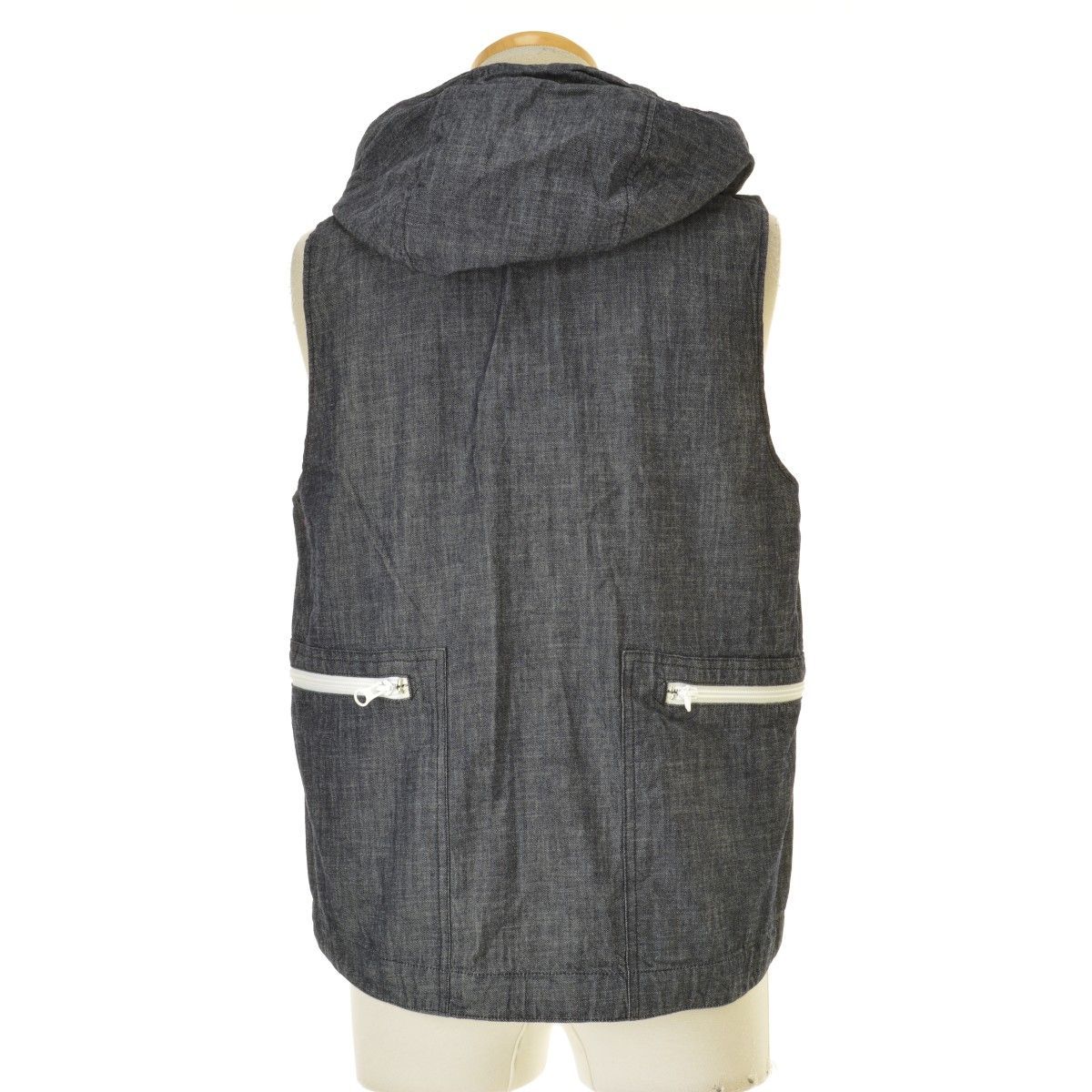 ENGINEEREDGARMENTS】フード付デニムベスト - メルカリ