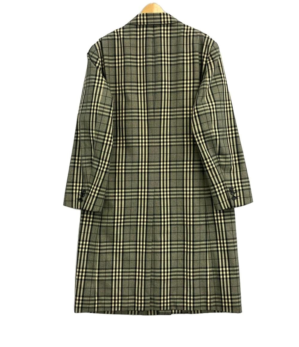 コムデギャルソンオムプリュス チェスターコート チェック柄 メンズ