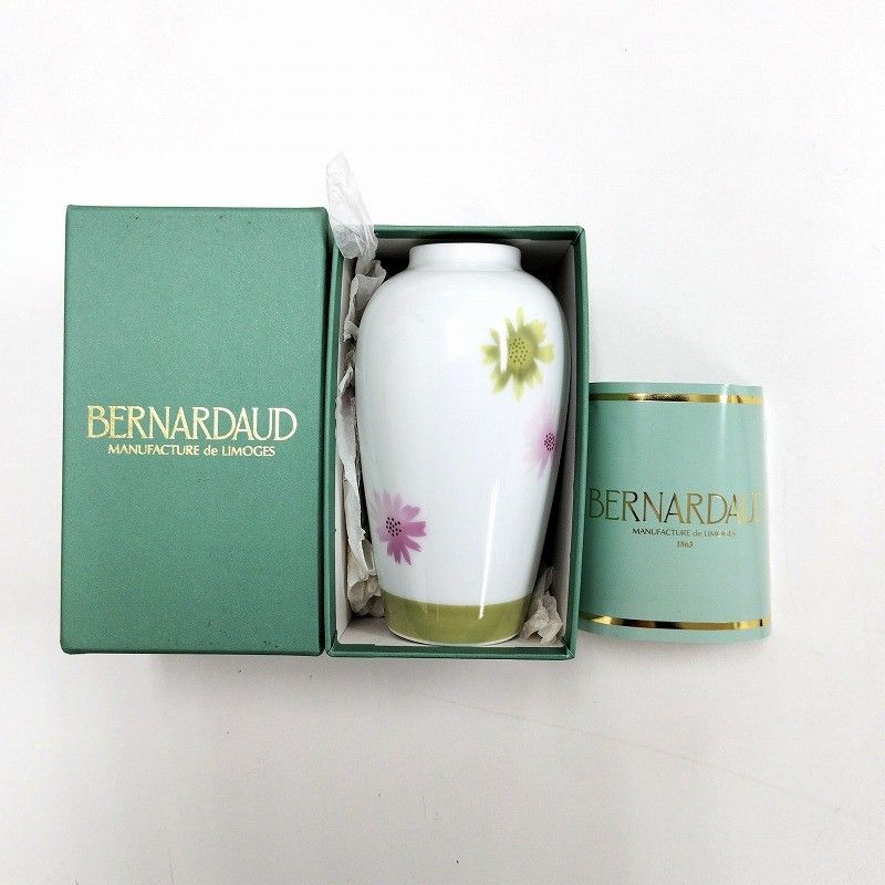 ベルナルド(BERNARDAUD) リモージュ 磁器 スモール フラワーベース 花器 【中古】 JA-19509 ベルナルド(BERNARDAUD) リモージュ 磁器 スモール フラワー