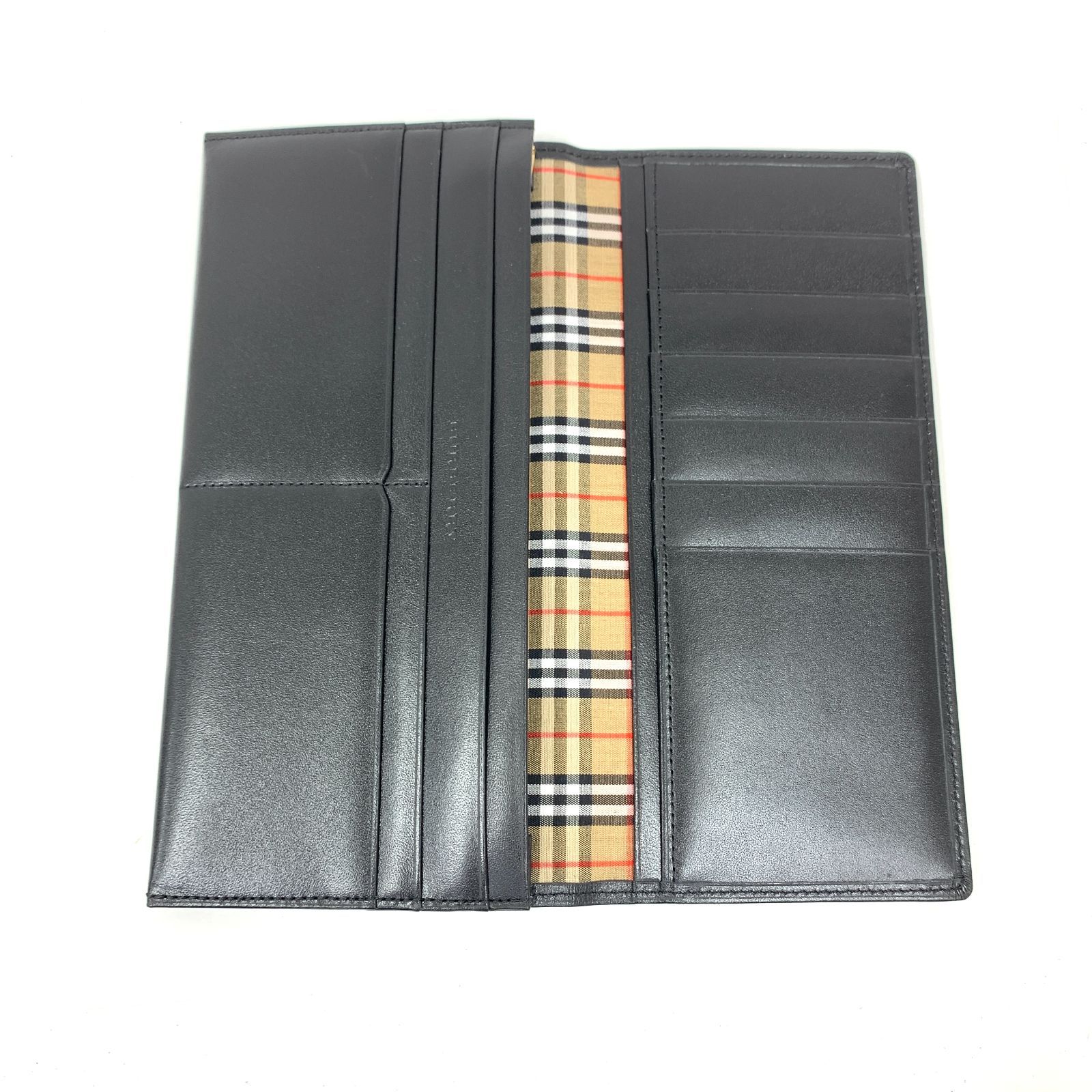 ✨未使用級✨☘️BURBERRY☘️✨長財布✨ノバチェック✨PVCレザー✨ 未使用級 BURBERRY ノバチェック PVC×レザー 長財布 バーバリー 未使用