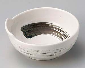 和食器 ロ122-208 白釉錆刷毛呑水(大) 【公式通販】