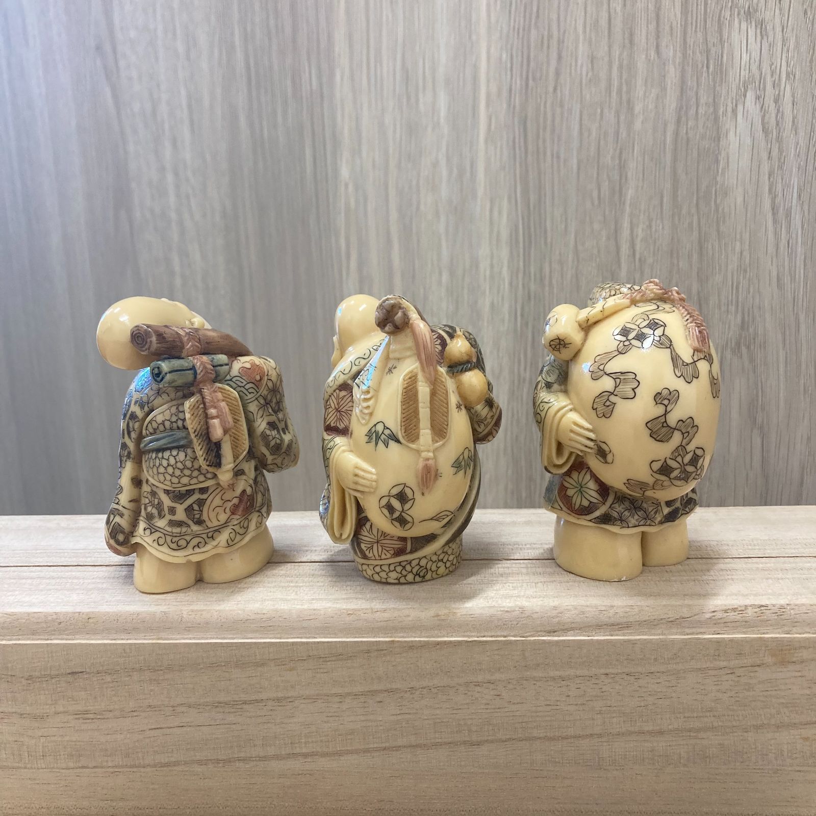 象牙風七福神 象牙風 七福神 彫刻 置物｜Yahoo!フリマ（旧PayPayフリマ）