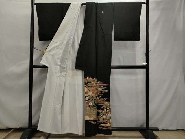 平和屋着物○本加賀友禅作家 杉浦伸 色留袖 浜松松竹梅樹林文