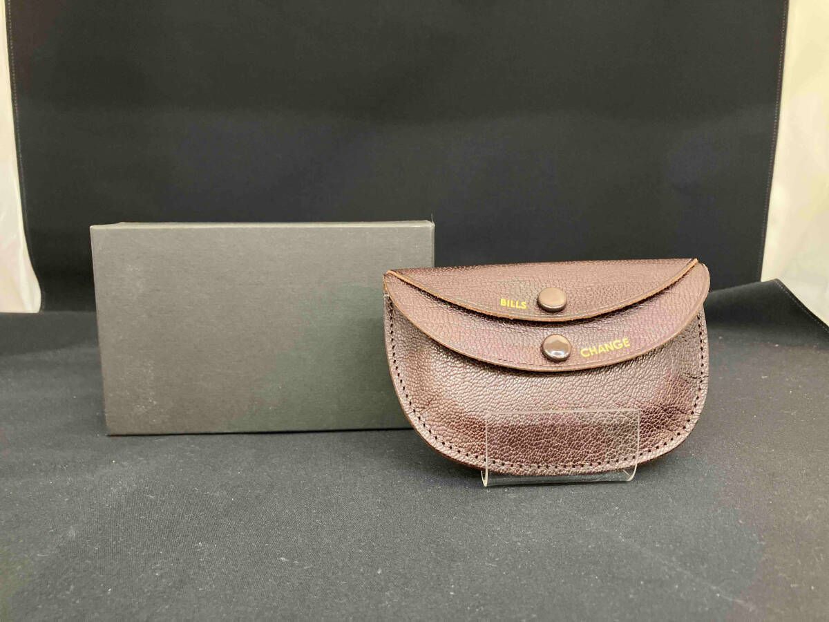 KAPTAIN SUNSHINE × PORTER キャプテンサンシャイン × ポーター ROUND WALLET ゴートスキンダブルフラップウォレット KS21SGD07 21SS