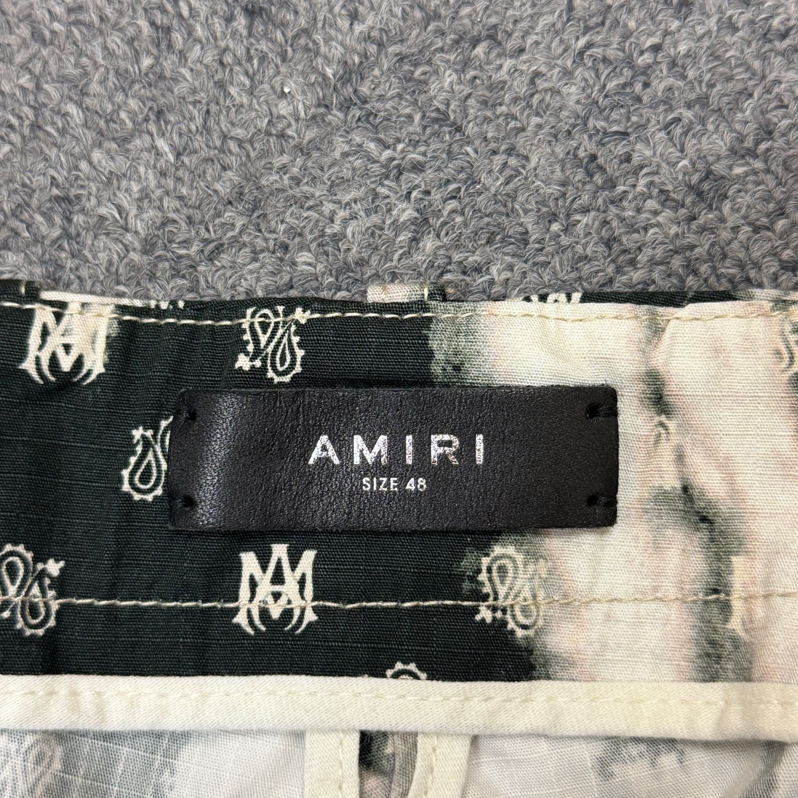 AMIRI Bleached Cargo Pants With 48