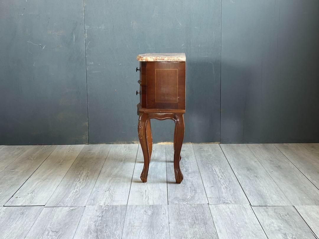 洋風 クラシック クラシカル 2段チェスト コンソール 猫脚 アンティーク IG