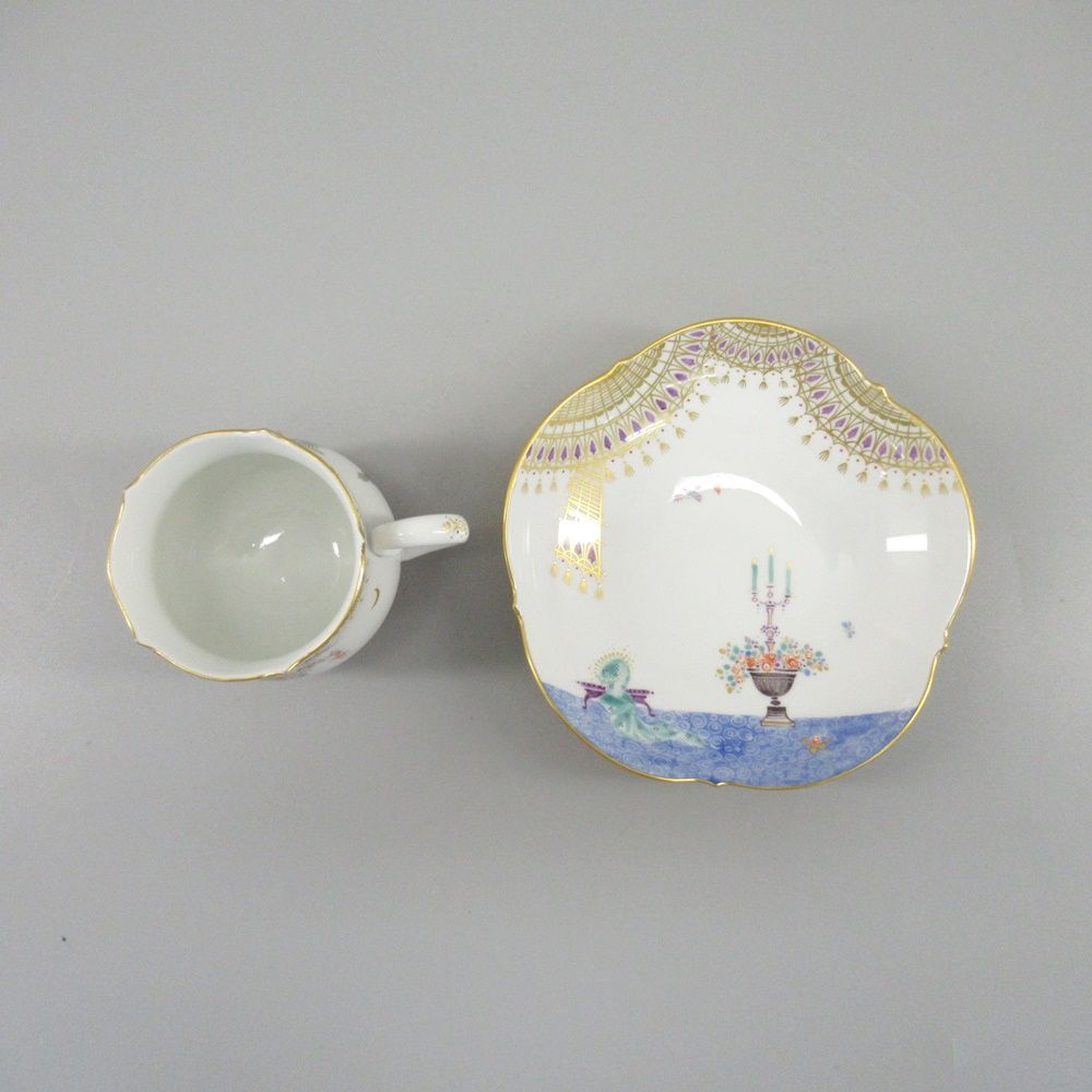 Meissen マイセン アラビアンナイト No.9 コーヒーカップ Meissen マイセン アラビアンナイト No.9 コーヒーカップ