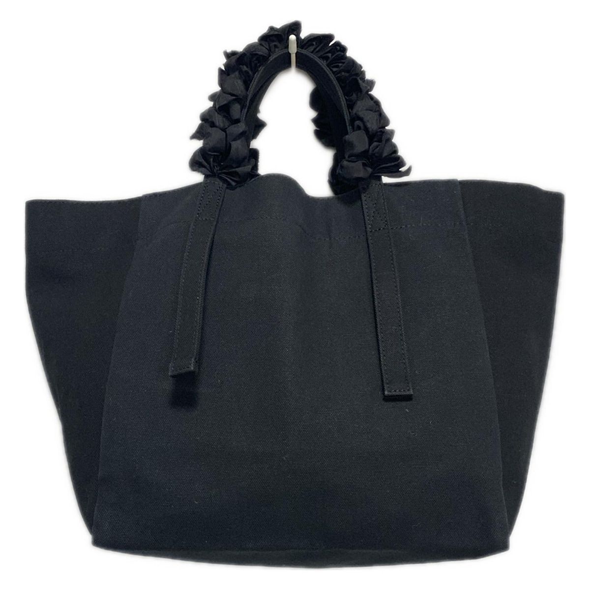LUDLOW(ラドロー) トートバッグ - 黒 フリル - メルカリ