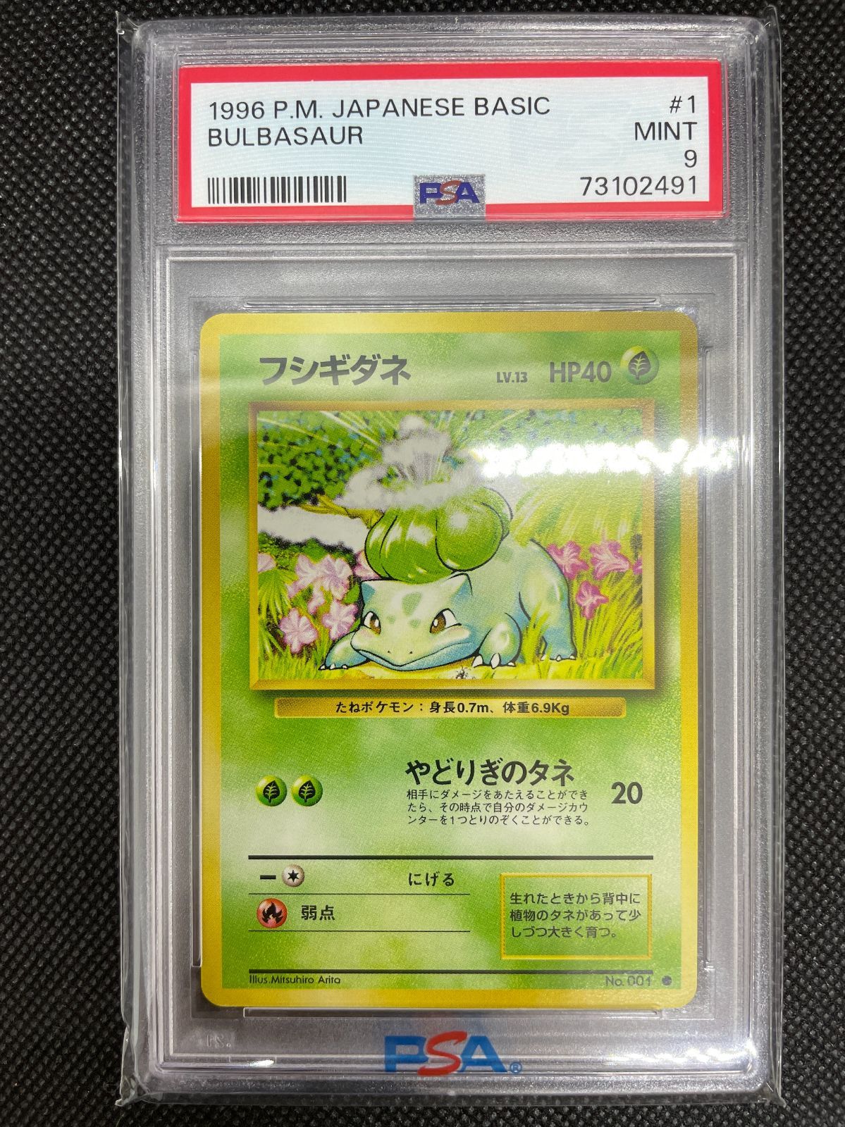 PSA鑑定品】旧裏 フシギダネ LV.13 PSA9 ポケモンカード 拡張パック第