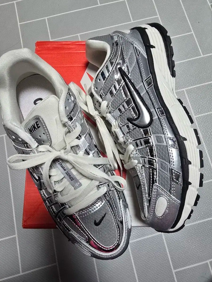 NIKE ナイキ p ー 6000 メタリック シルバー