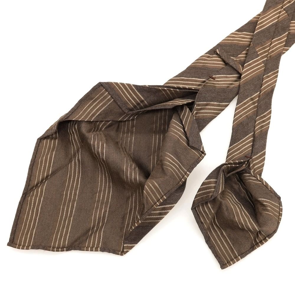 中古】タイユアタイ TIE YOUR TIE ストライプ セッテピエゲ シルク