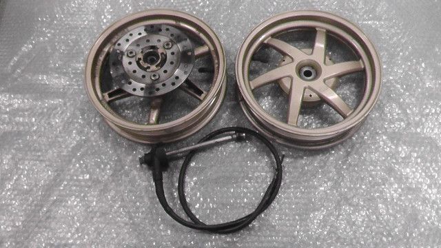 スマートディオZ4 AF63 金ホイール ホイールセット 241-47 120