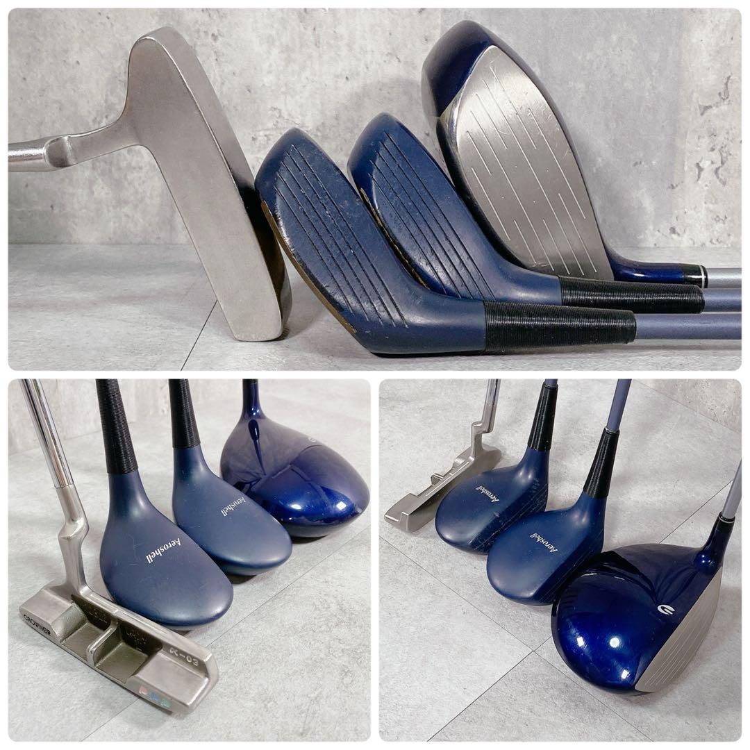 絶対にお買得! X710 キャロウェイ 他 レディース ゴルフ クラブ ハーフ セット 8点 青 大人気