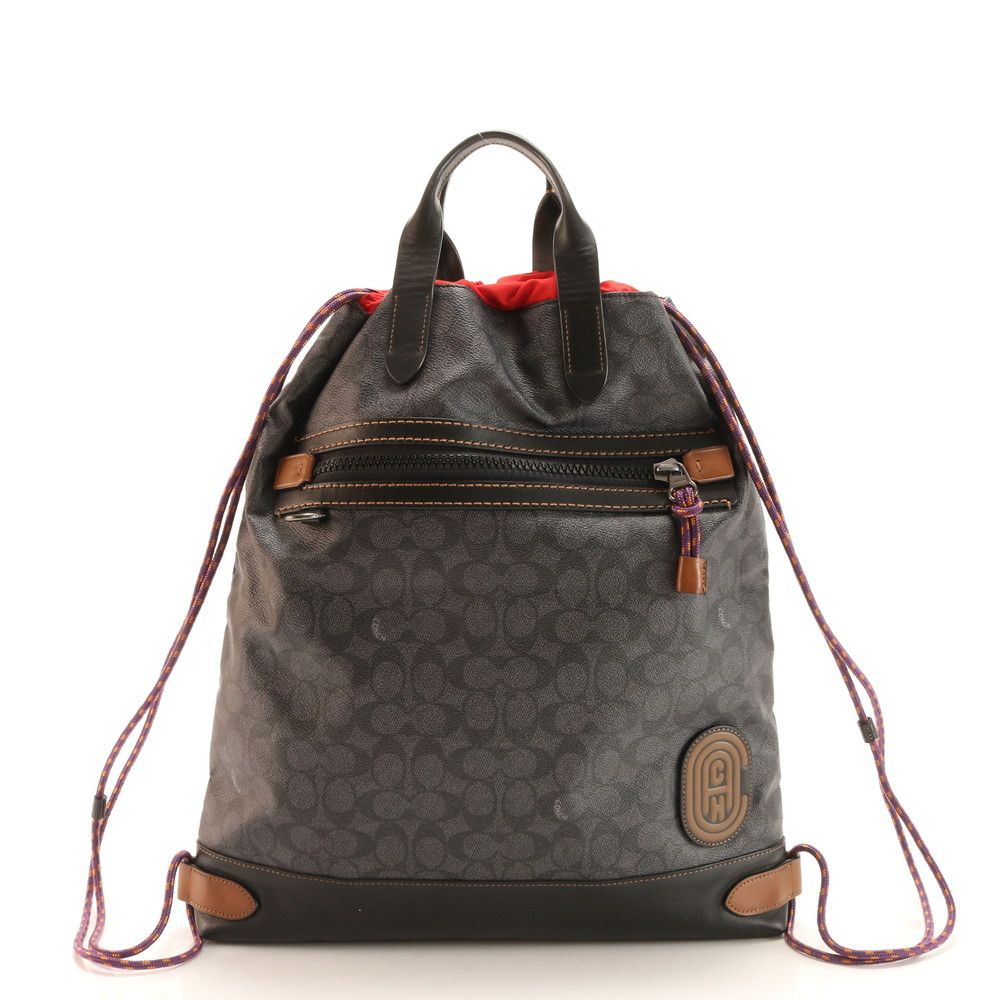 コーチ　リュック COACH(コーチ) / リュック/PVC/BLK/総柄/69327 | 中古品の販売