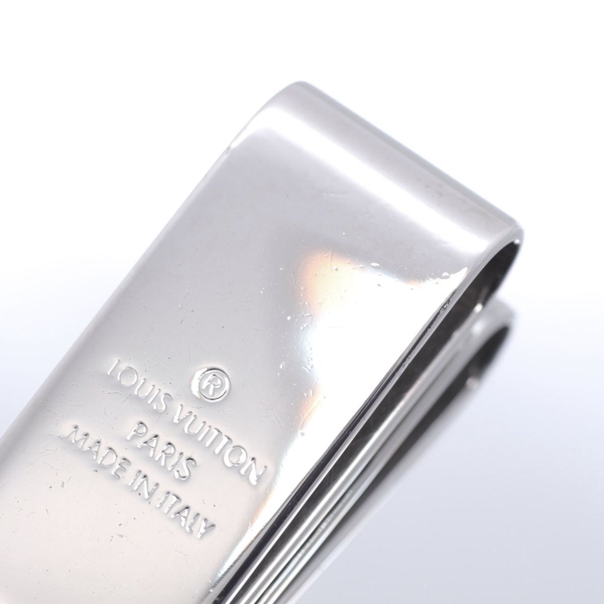 美品　ヴィトン　マネークリップ　シルバー　AN1121 格子型 美品 ヴィトン マネークリップ シルバー AN1121 格子型 2025年最新