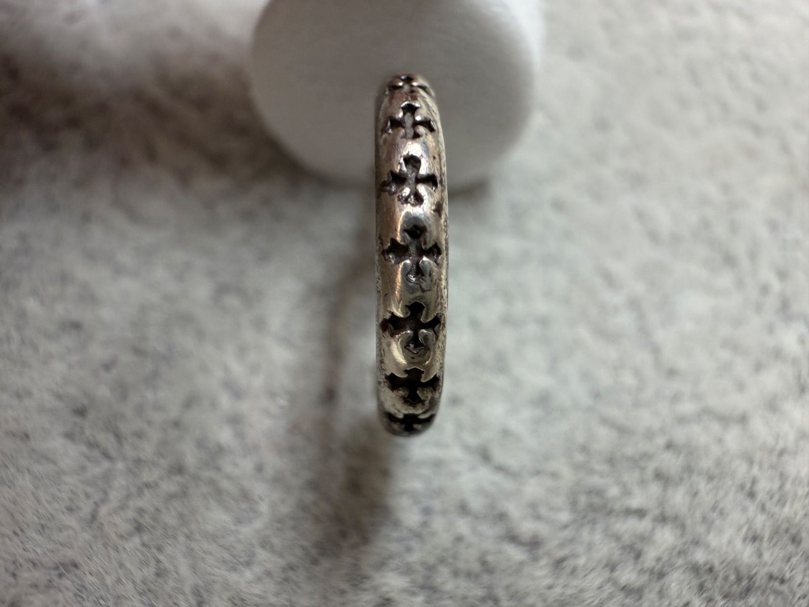 値下げ　クロムハーツ　タイニースクロールフープシルバーピアス クロムハーツ（Chrome Hearts）ピアス / イヤリング タイニー