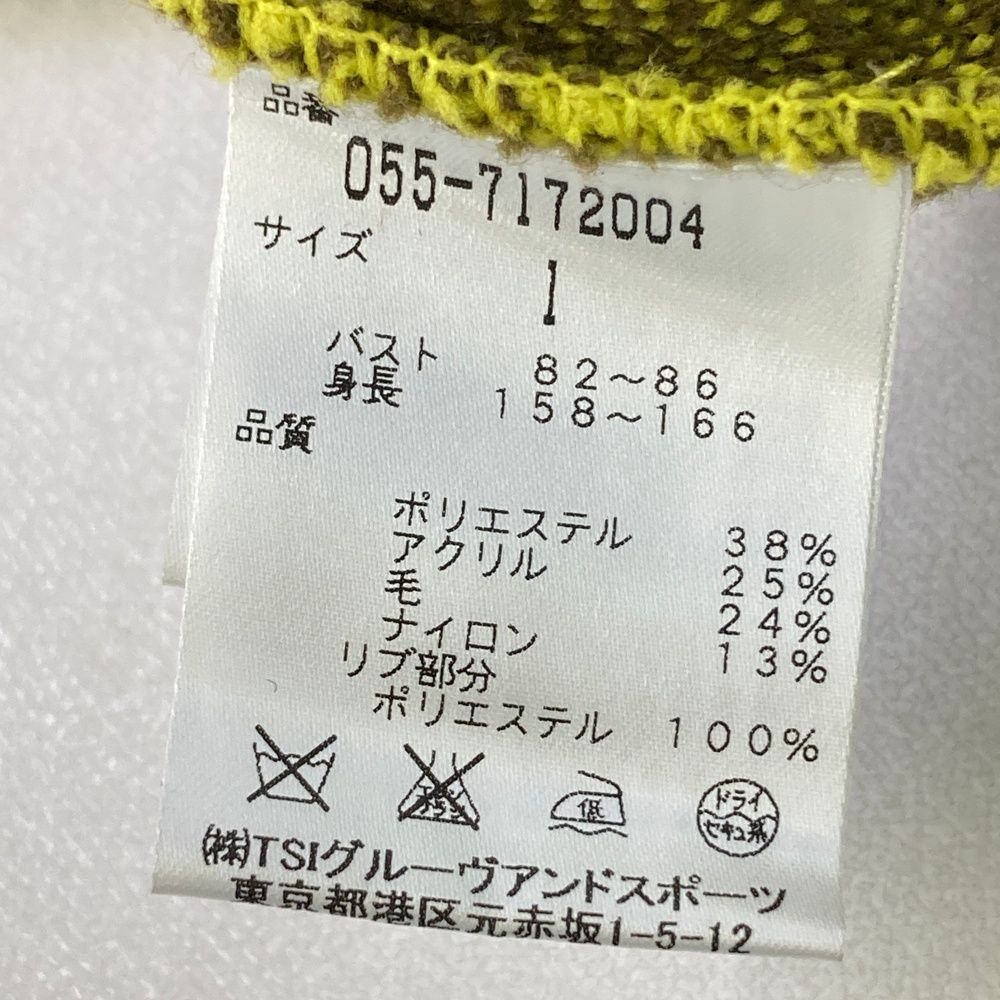 サイズ：1 PEARLY GATES パーリーゲイツ ニット ジップパーカー