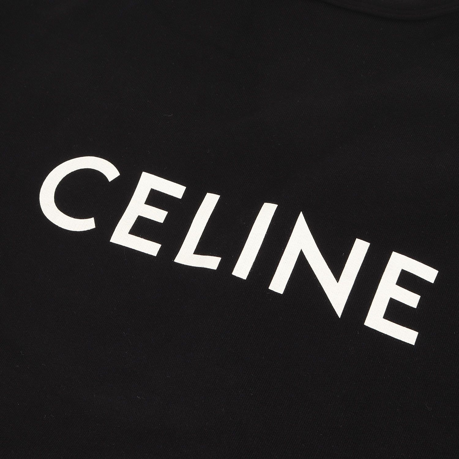 CELINE セリーヌ カーディガン サイズ:S 23AW バックロゴ オーバーサイズ コットンフリース カーディガン ブラック 黒 トップス イタリア製【メンズ】