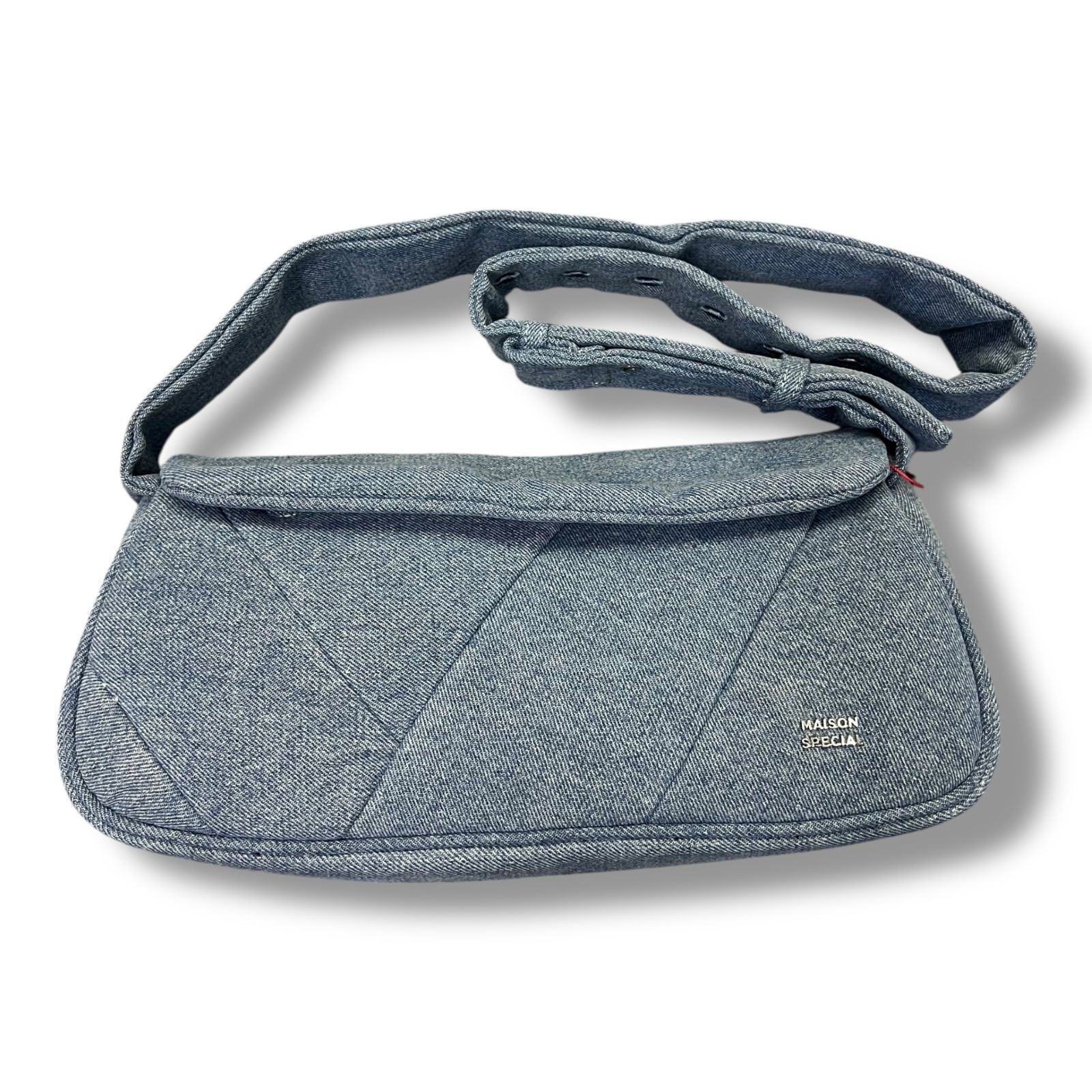 参考上代22000円 未使用品 MAISON SPECIAL Quilted Narrow Flap Bag 