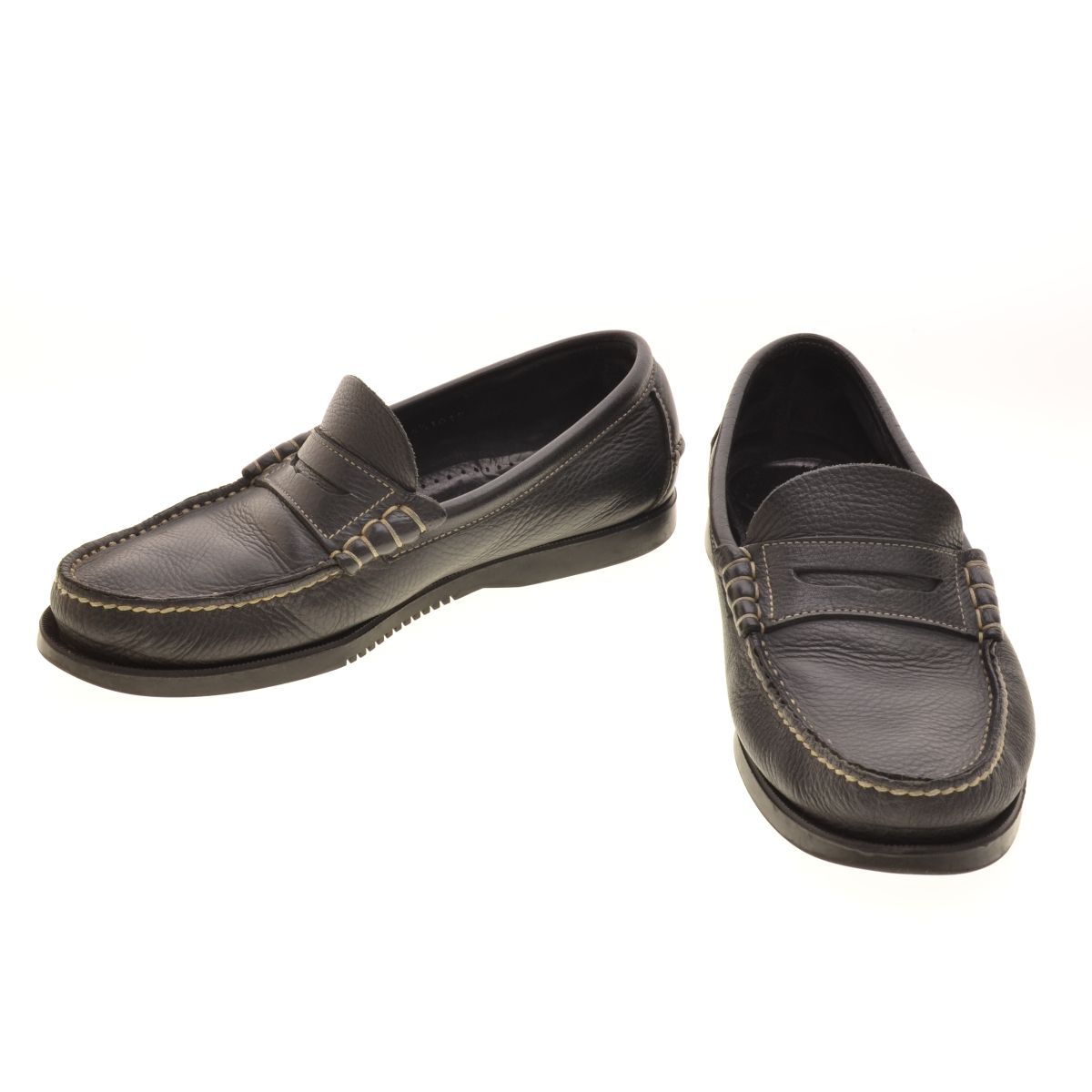 Paraboot】CORAUX MARINE コロー ペニーローファーレザーシューズ 