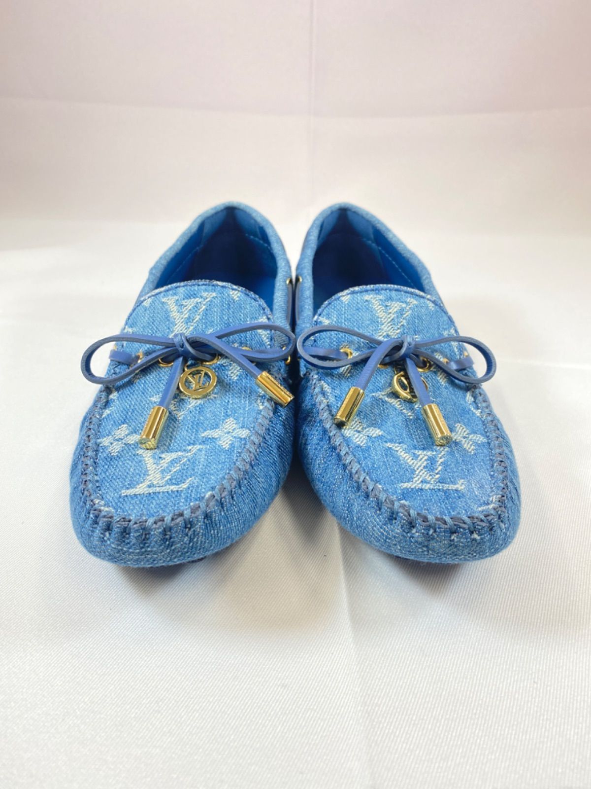 LOUIS VUITTON スリッポン　ドライビングシューズ　モノグラム　35 LOUIS VUITTON スリッポン ドライビングシューズ モノグラム 35