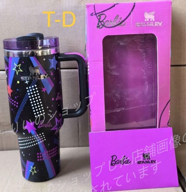 新品未使用 BARBIE×STANLEY 真空スリムクエンチャー ストロー付き