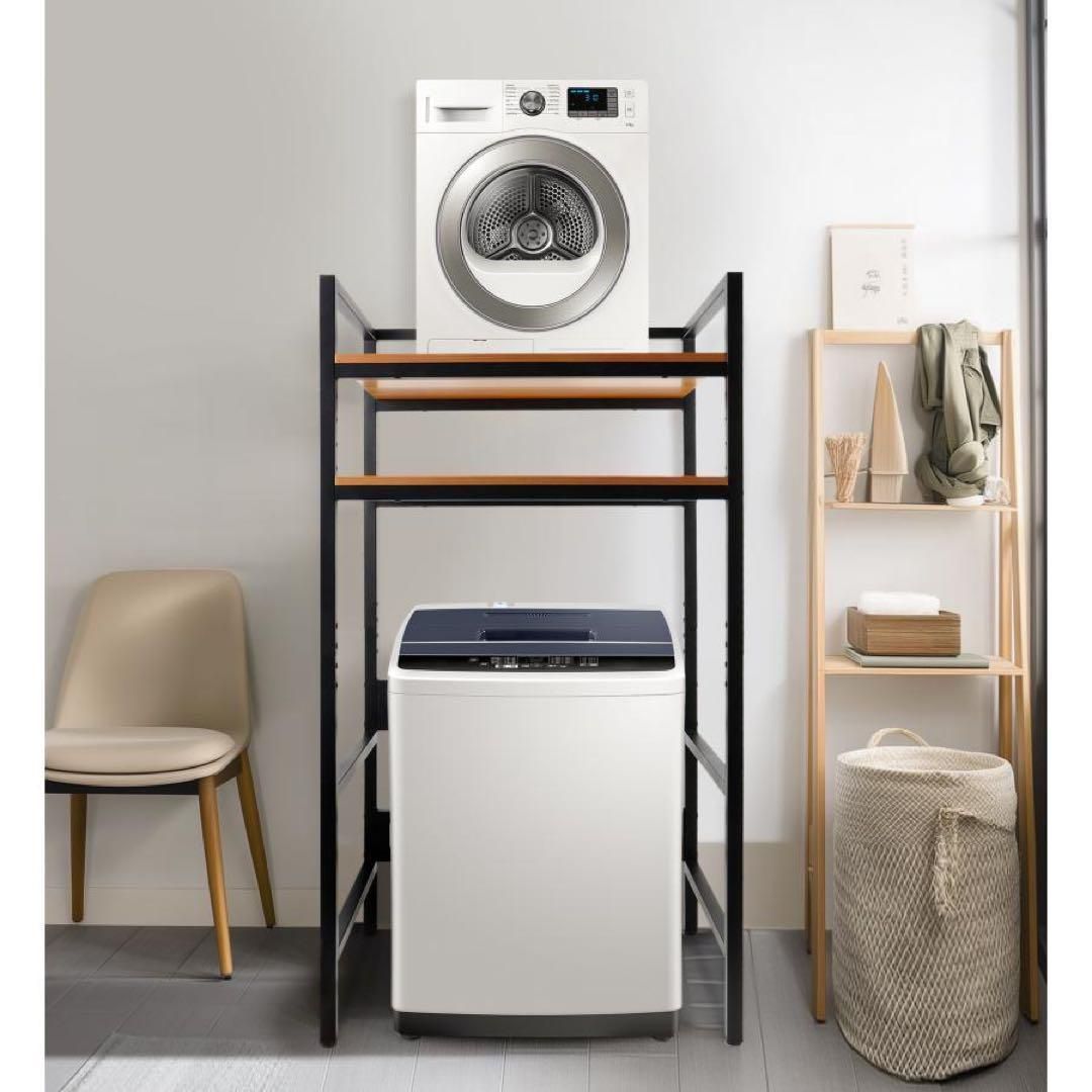 乾燥機ラック ランドリーラック 洗濯収納155×76× 53 （分解型ホワイト