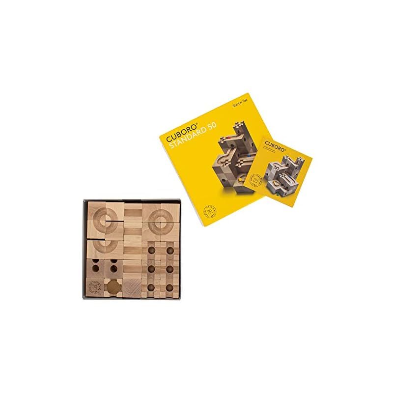 cuboro standard 木製 玉の道 玉ころがし ビー玉 木のおもちゃ 知育玩具 積木 白木 立方体 キュボロスタンダード | [ キュボロ ] スタンダード50 Cuboro Standard 50 50キューブ