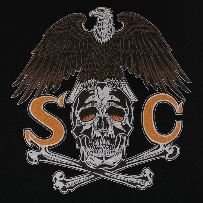 SUBCULTURE サブカルチャー イーグル スカル プリントTシャツ