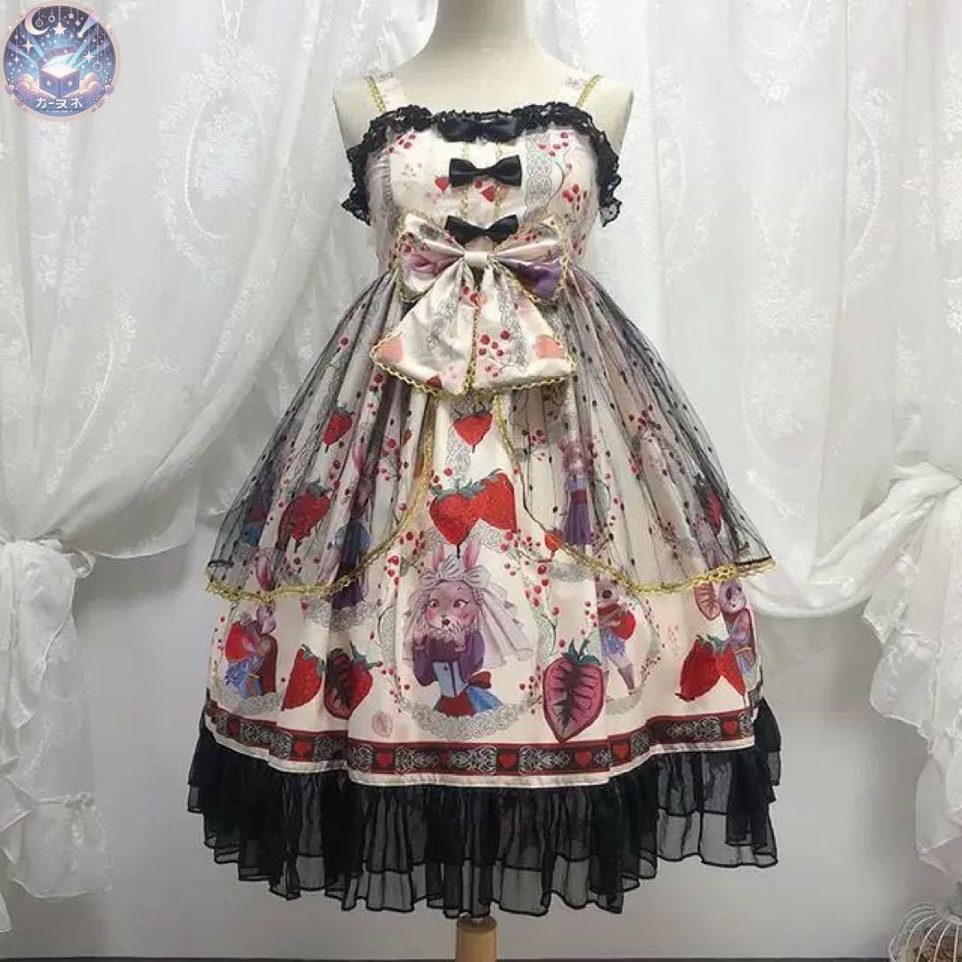 ♥ ショール付き イベントにもぴったり 女子会お出かけに ロリータワンピース