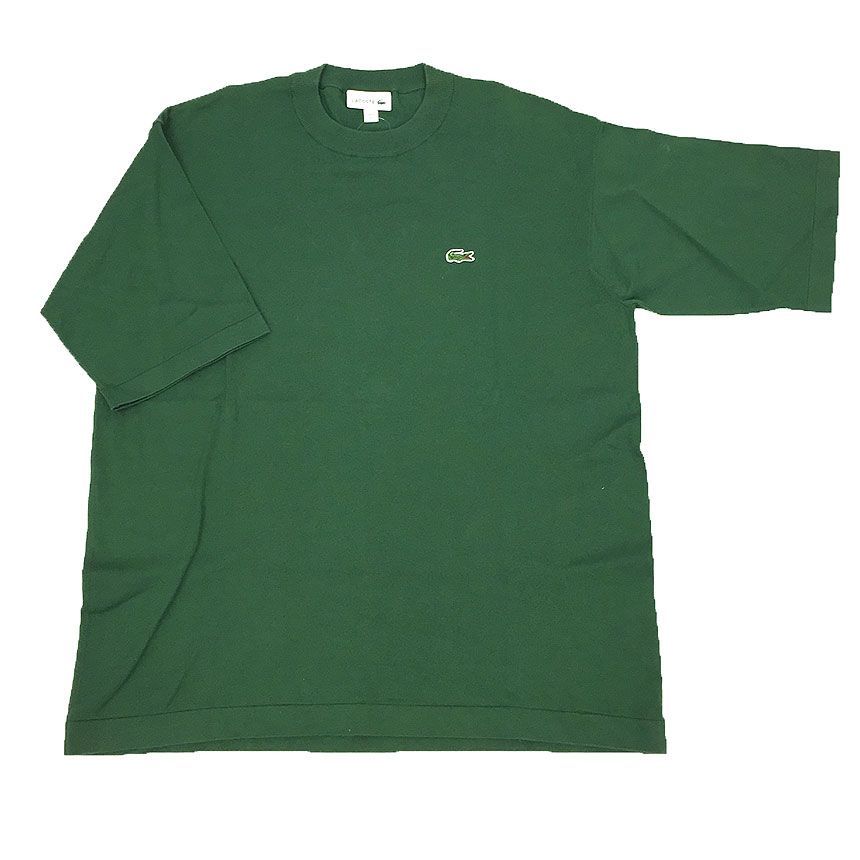 LACOSTE　ラコステ 　クルーネック　半袖　Tシャツ　TAH089LJ　メンズ　US　Mサイズ　グリーン　コットン　aq9246