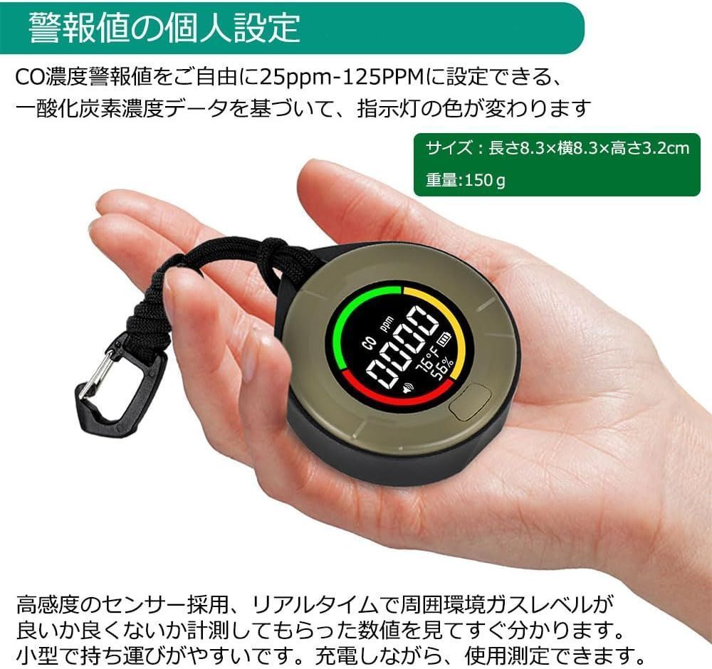 チェッカー 検知器CO濃度|湿度|温度