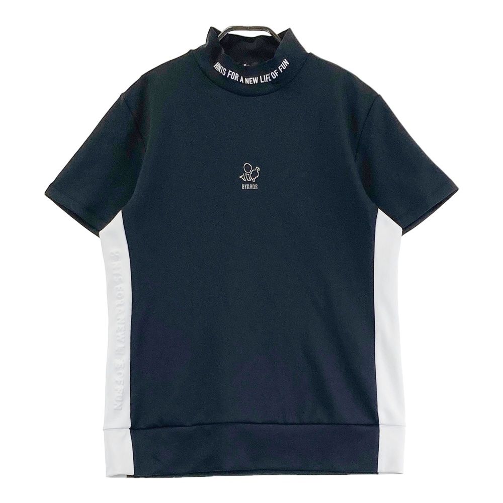 サイズ XL 8YARDS ハチヤーズ 2025年モデル ハイネック 半袖Tシャツ ブラック系 240101527640 ゴルフウェア メンズ ストスト