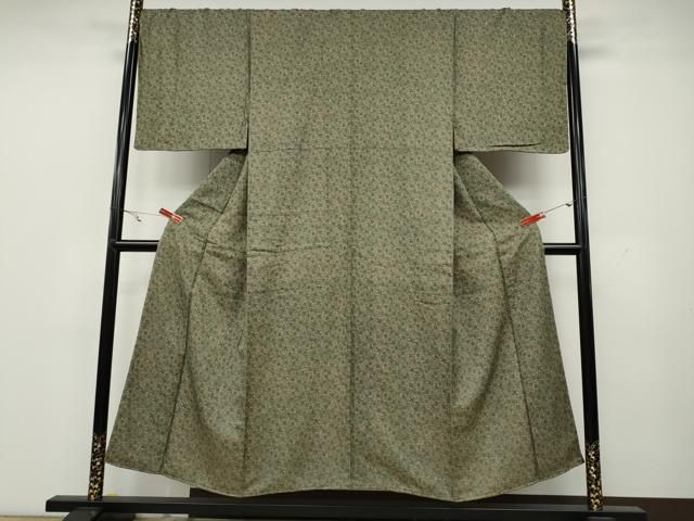 平和屋着物●男性 江戸小紋 菊尽くし 正絹 ♥ CAAY4820ut