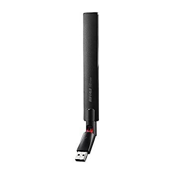 【中古】BUFFALO 11ac/n/a/g/b 433Mbps USB2.0用 無線LAN子機 日本 WI-U2-433DHP