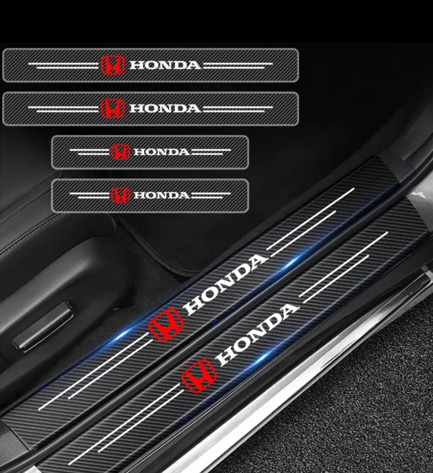 98％以上節約 HONDAサイドステップステッカー4枚セット傷防止 ドレス