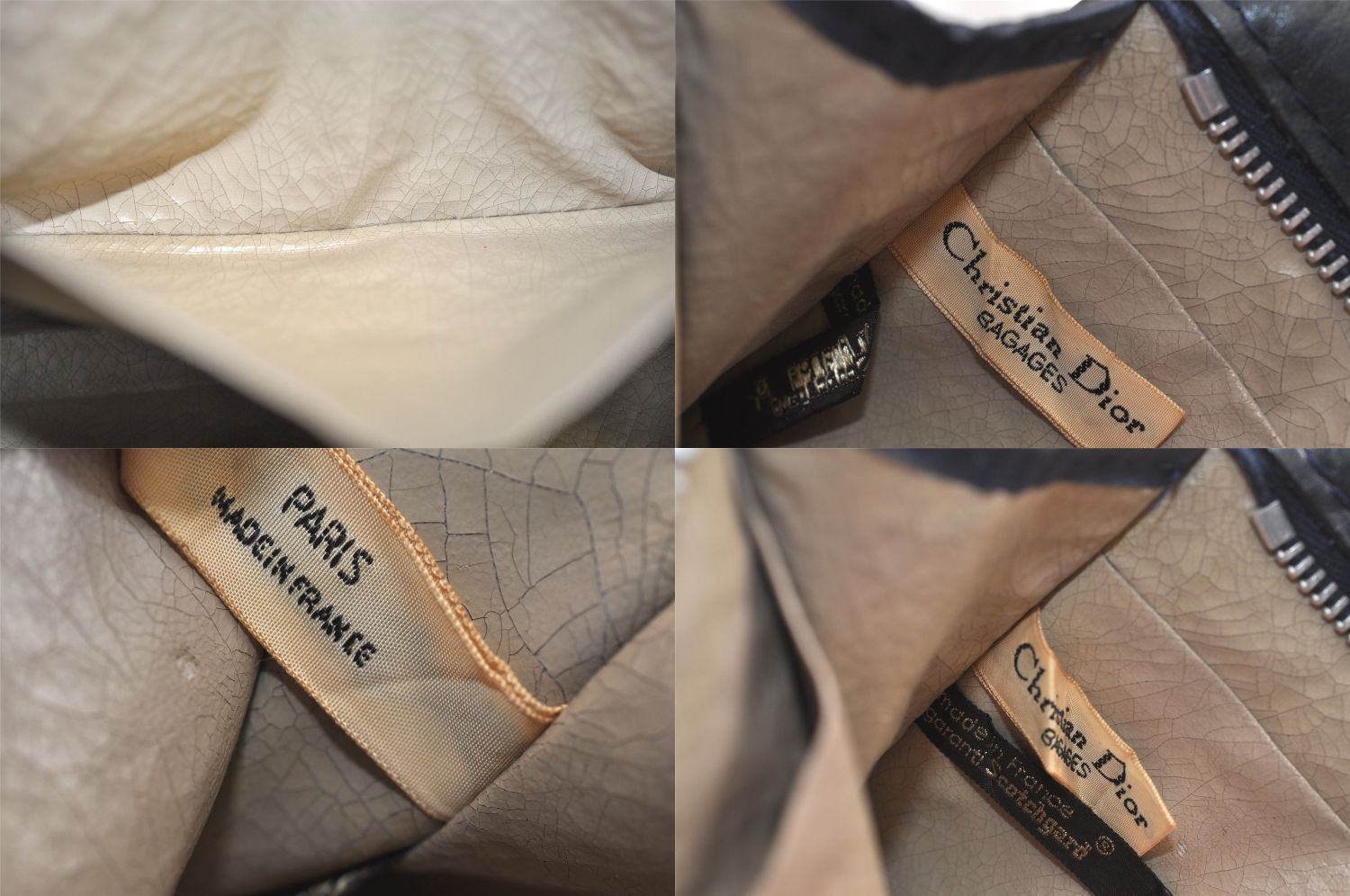 Christian Dior ディオール トロッター柄 クラッチハンドバッグ